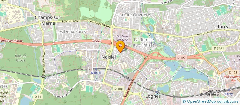 localisation de l'entreprise MONSIEUR PIERRE VERDET  NOISIEL