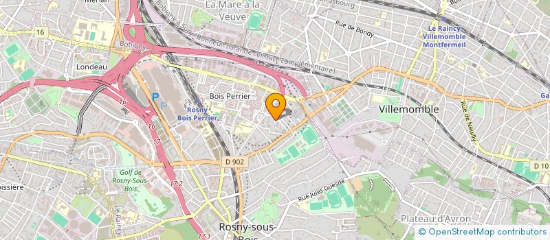 localisation de l'entreprise MONSIEUR PIERRE VERDIER à ROSNY-SOUS-BOIS