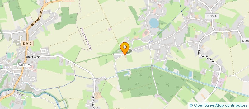 localisation de l'entreprise MONSIEUR PIERRE VERDONCKT  FLINES-LEZ-RACHES