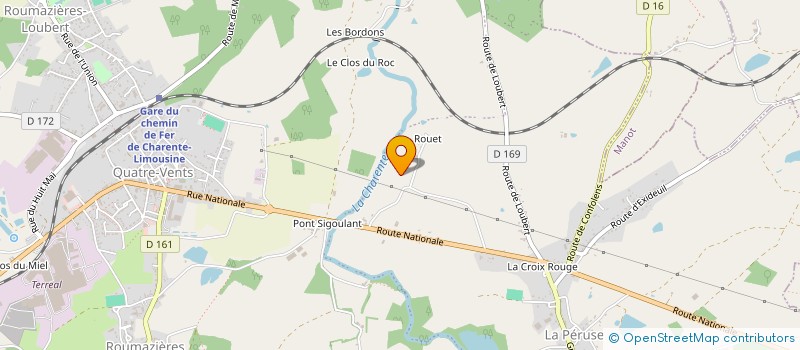 localisation de l'entreprise MONSIEUR PIERRE VERGNAUD à TERRES-DE-HAUTE-CHARENTE