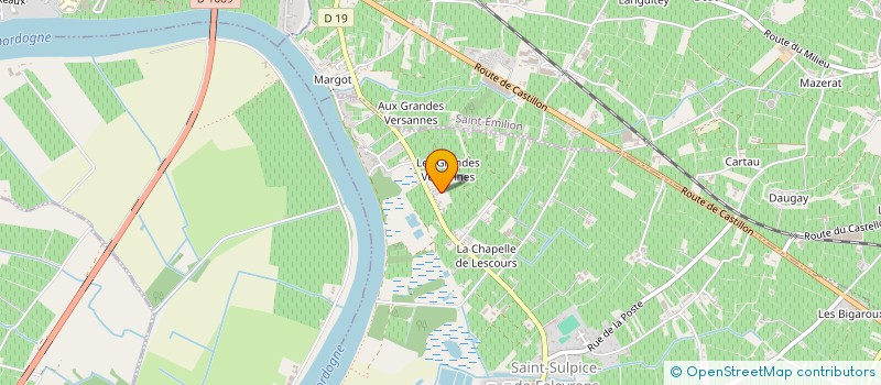 localisation de l'entreprise MONSIEUR PIERRE VERGNE  SAINT-EMILION