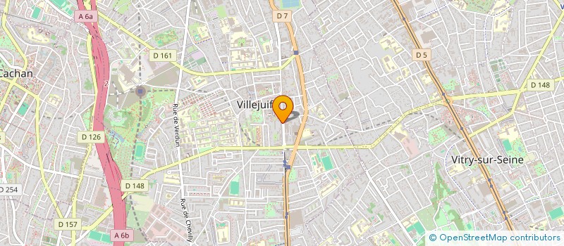 localisation de l'entreprise MONSIEUR PIERRE VERGNE à VILLEJUIF