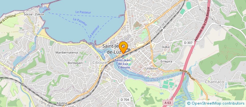 localisation de l'entreprise MONSIEUR PIERRE VERGNES à SAINT-JEAN-DE-LUZ