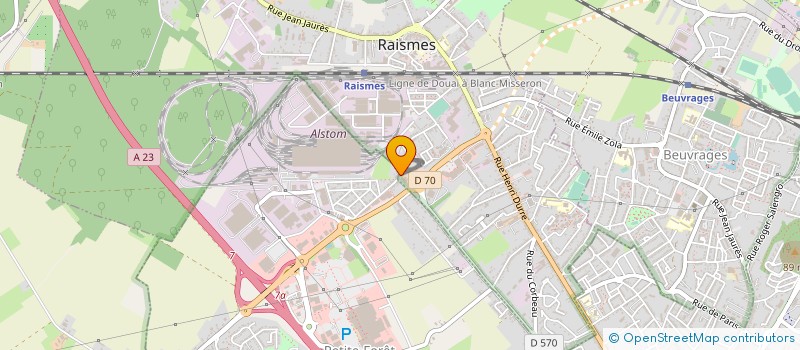 localisation de l'entreprise MONSIEUR PIERRE VERHAEGHE  RAISMES