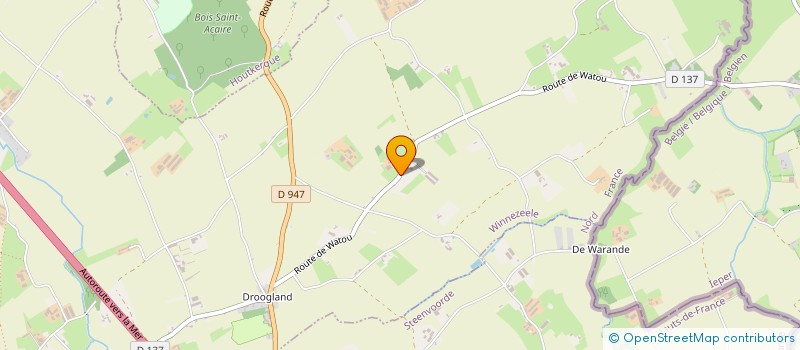 localisation de l'entreprise MONSIEUR PIERRE VERHYSER  WINNEZEELE