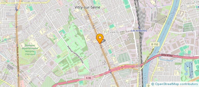 localisation de l'entreprise MONSIEUR PIERRE VERNAY  VITRY-SUR-SEINE
