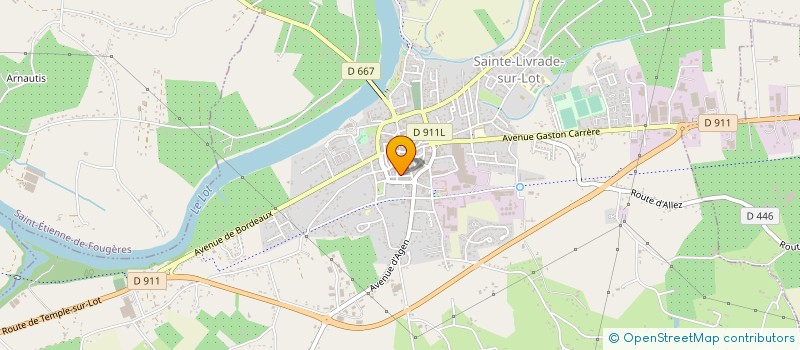 localisation de l'entreprise MONSIEUR PIERRE VERRECCHIA  SAINTE LIVRADE SUR LOT