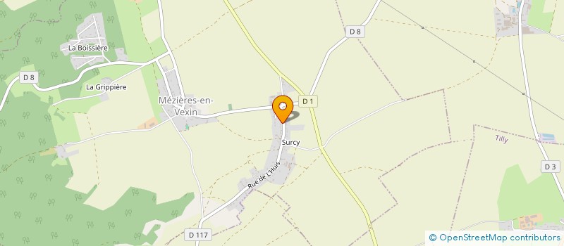 localisation de l'entreprise MONSIEUR PIERRE VERSLYPPE  MEZIERES-EN-VEXIN