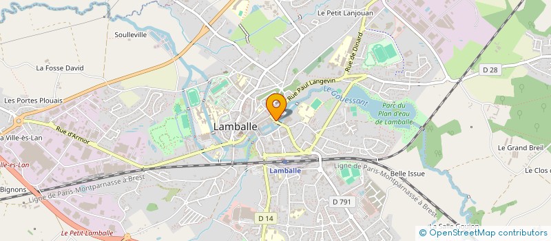 localisation de l'entreprise MONSIEUR PIERRE VEST à LAMBALLE-ARMOR