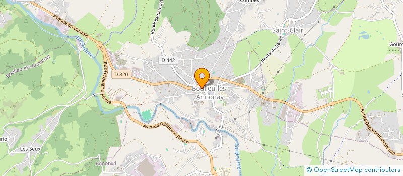 localisation de l'entreprise MONSIEUR PIERRE VEYRAND  ROIFFIEUX