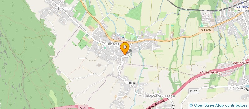 localisation de l'entreprise MONSIEUR PIERRE VEYRAT  VULBENS