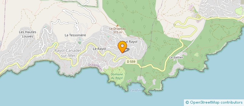 localisation de l'entreprise MONSIEUR PIERRE VIALA à RAYOL-CANADEL-SUR-MER