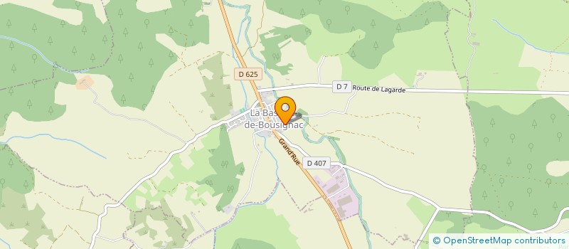 localisation de l'entreprise MONSIEUR PIERRE VIALLESSECHE à LA BASTIDE-DE-BOUSIGNAC