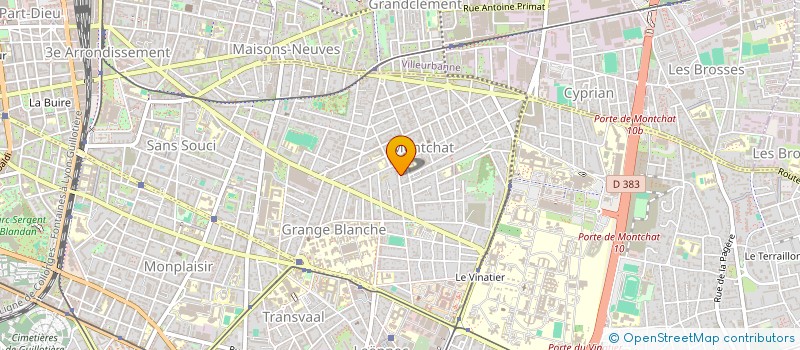 localisation de l'entreprise MONSIEUR PIERRE VICARD  LYON