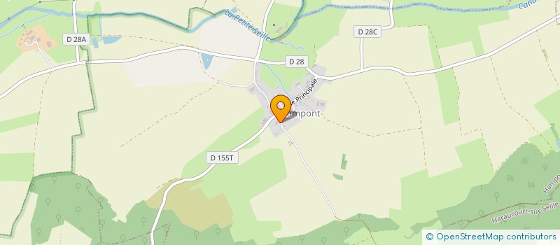 localisation de l'entreprise MONSIEUR PIERRE VICTOR VAUTRIN  HAMPONT