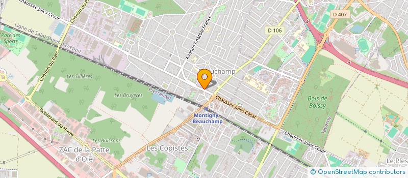 localisation de l'entreprise MONSIEUR PIERRE VIDAL  BEAUCHAMP