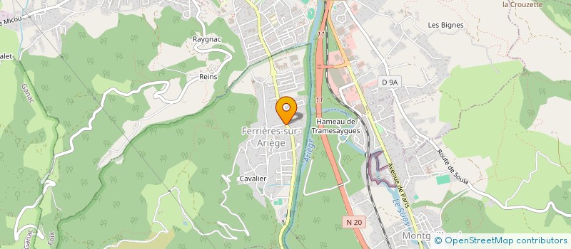 localisation de l'entreprise MONSIEUR PIERRE VIDAL à FERRIERES-SUR-ARIEGE