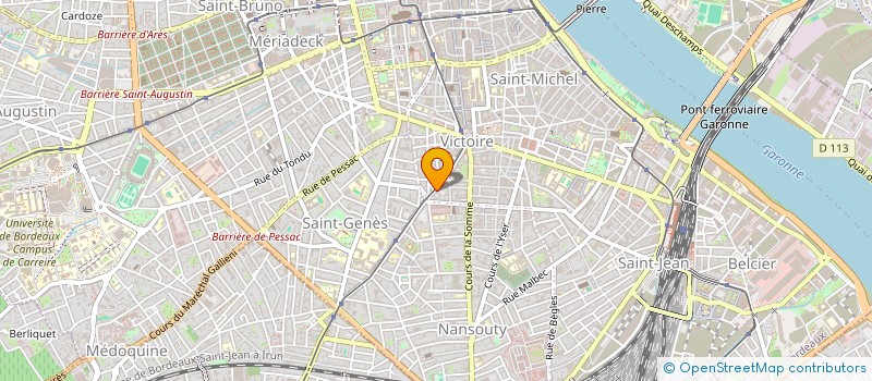 localisation de l'entreprise MONSIEUR PIERRE VIDAL à BORDEAUX