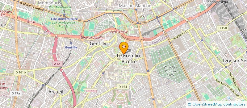 localisation de l'entreprise MONSIEUR PIERRE VIDALIE  LE KREMLIN-BICETRE