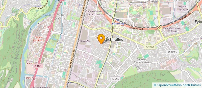 localisation de l'entreprise MONSIEUR PIERRE VIDALOT  ECHIROLLES