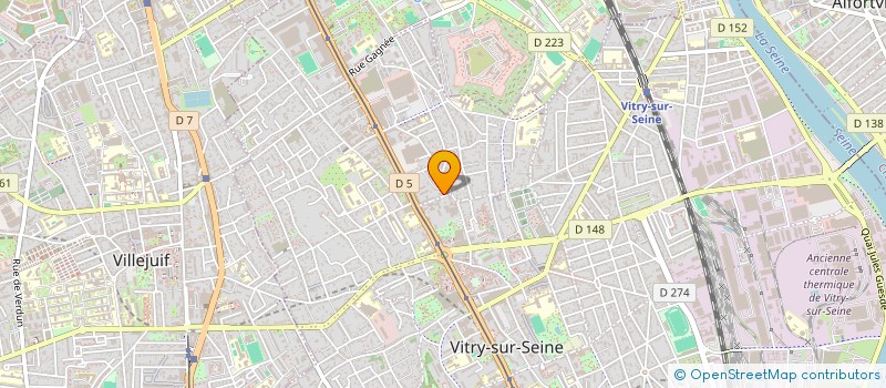 localisation de l'entreprise MONSIEUR PIERRE VIDAUD à VITRY-SUR-SEINE