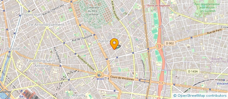 localisation de l'entreprise MONSIEUR PIERRE VIDOVIC  PARIS