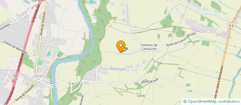 localisation de l'entreprise MONSIEUR PIERRE VIEL  MONTAUT