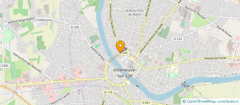 localisation de l'entreprise MONSIEUR PIERRE VIEL  VILLENEUVE-SUR-LOT