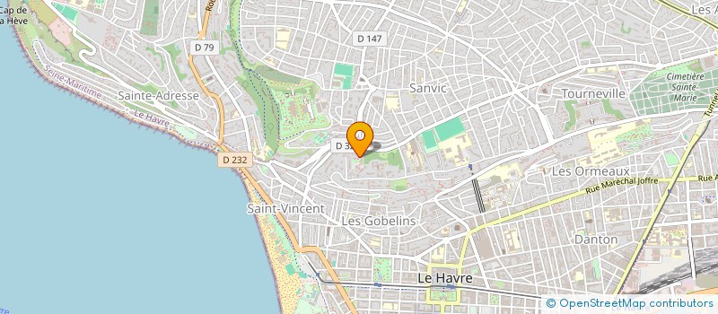 localisation de l'entreprise MONSIEUR PIERRE VIEVARD à LE HAVRE