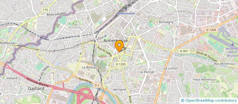 localisation de l'entreprise MONSIEUR PIERRE VIGANO  ANNEMASSE