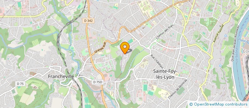 localisation de l'entreprise MONSIEUR PIERRE VIGNAND  SAINTE-FOY-LES-LYON