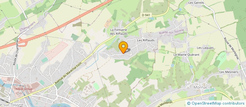 localisation de l'entreprise MONSIEUR PIERRE VIGNAUD à RUELLE-SUR-TOUVRE