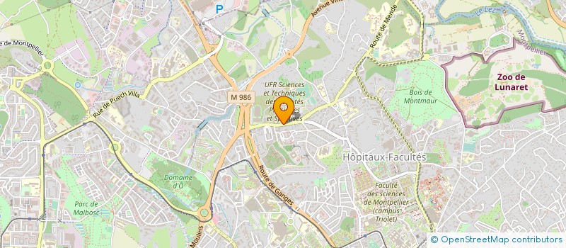 localisation de l'entreprise MONSIEUR PIERRE VIGNE à MONTPELLIER