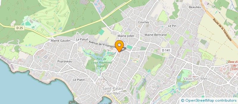localisation de l'entreprise MONSIEUR PIERRE VIGNOLLES à SAINT-PALAIS-SUR-MER