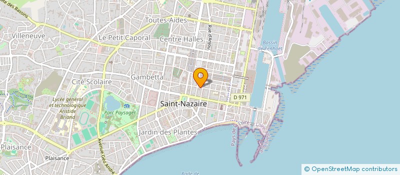 localisation de l'entreprise MONSIEUR PIERRE VIGUIER à SAINT-NAZAIRE