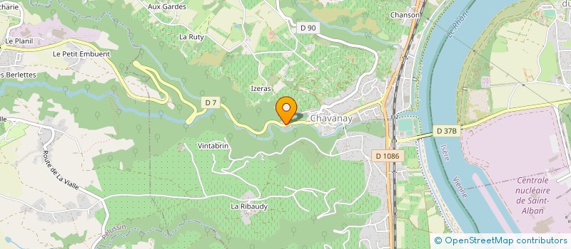 localisation de l'entreprise MONSIEUR PIERRE VILLA  CHAVANAY