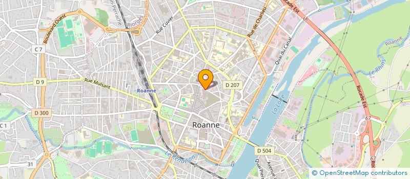 localisation de l'entreprise MONSIEUR PIERRE VILLARD  ROANNE