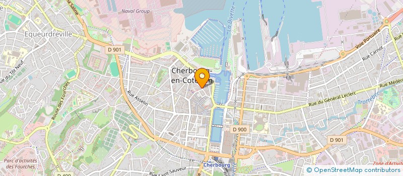 localisation de l'entreprise MONSIEUR PIERRE VILLEDIEU  CHERBOURG-EN-COTENTIN