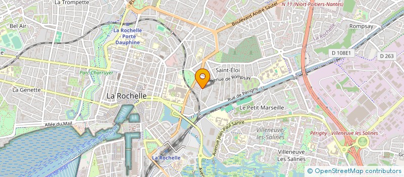 localisation de l'entreprise MONSIEUR PIERRE VILMET  LA ROCHELLE