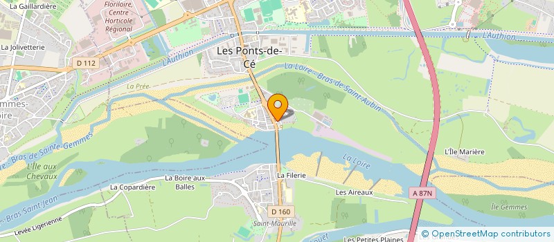 localisation de l'entreprise MONSIEUR PIERRE VILPOUX à LES PONTS-DE-CE