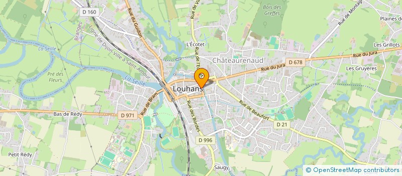 localisation de l'entreprise MONSIEUR PIERRE VINCENT  LOUHANS