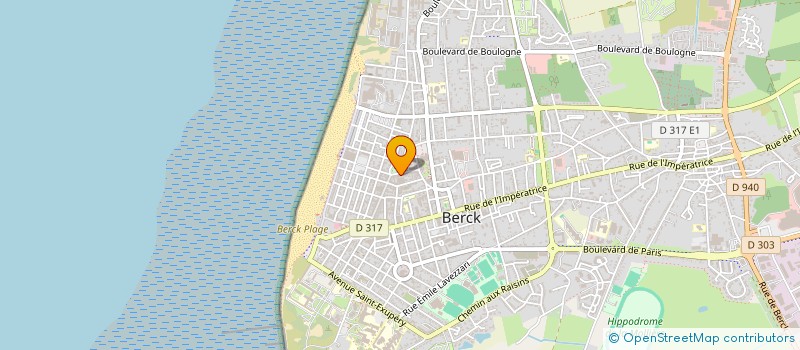 localisation de l'entreprise MONSIEUR PIERRE-VINCENT HAY à BERCK
