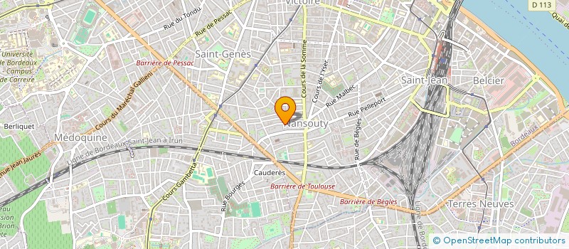 localisation de l'entreprise MONSIEUR PIERRE-VINCENT PESQUE  BORDEAUX