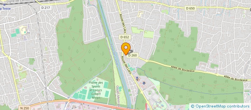 localisation de l'entreprise MONSIEUR PIERRE VINCIGUERRA  GUJAN-MESTRAS