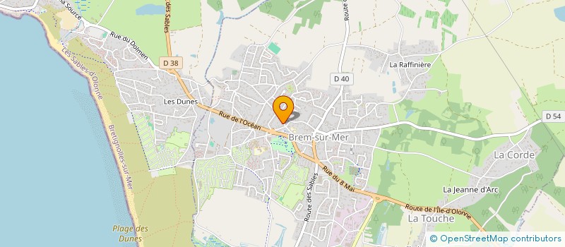 localisation de l'entreprise MONSIEUR PIERRE VIOLLEAU à BREM-SUR-MER