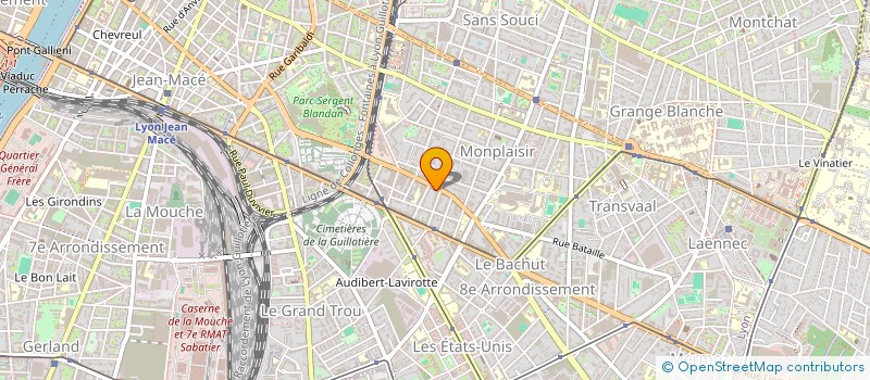 localisation de l'entreprise MONSIEUR PIERRE VIORBE  LYON