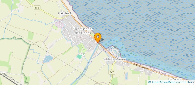 localisation de l'entreprise MONSIEUR PIERRE VIRLOUP à SAINT-BENOIT-DES-ONDES