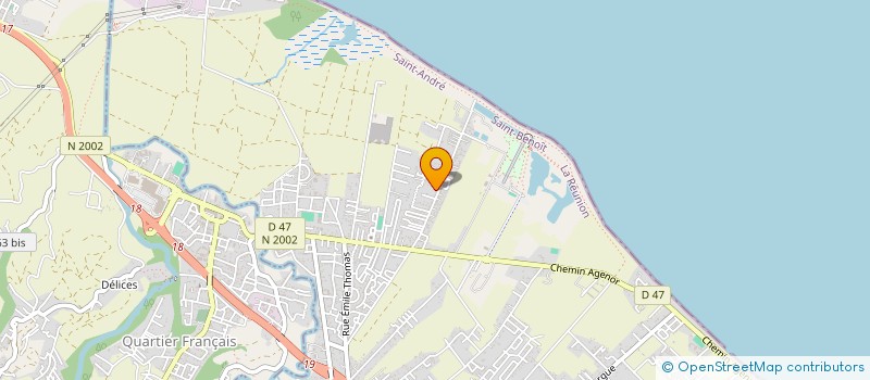 localisation de l'entreprise MONSIEUR PIERRE VISAGE  SAINT-ANDRE