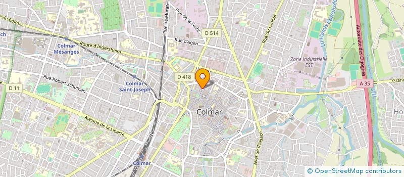 localisation de l'entreprise MONSIEUR PIERRE VOCKEROTH  COLMAR