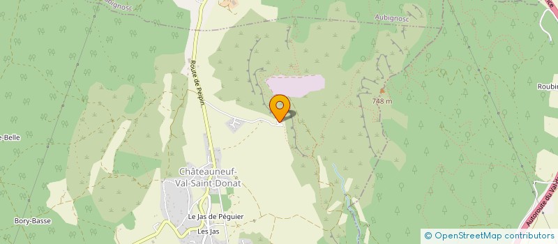 localisation de l'entreprise MONSIEUR PIERRE VOGADE à CHATEAUNEUF VAL ST DONAT